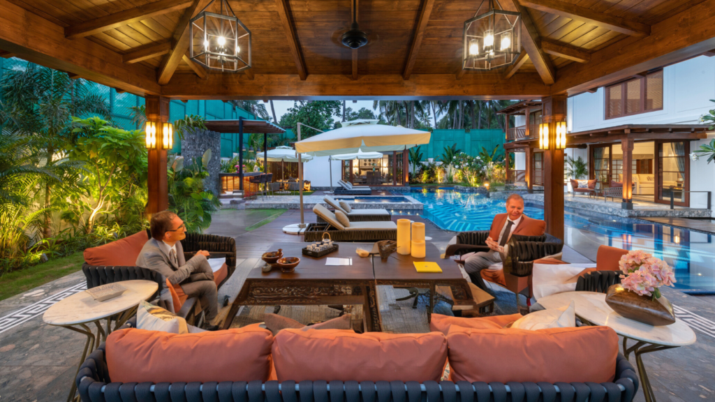 azara beach house business meeting
