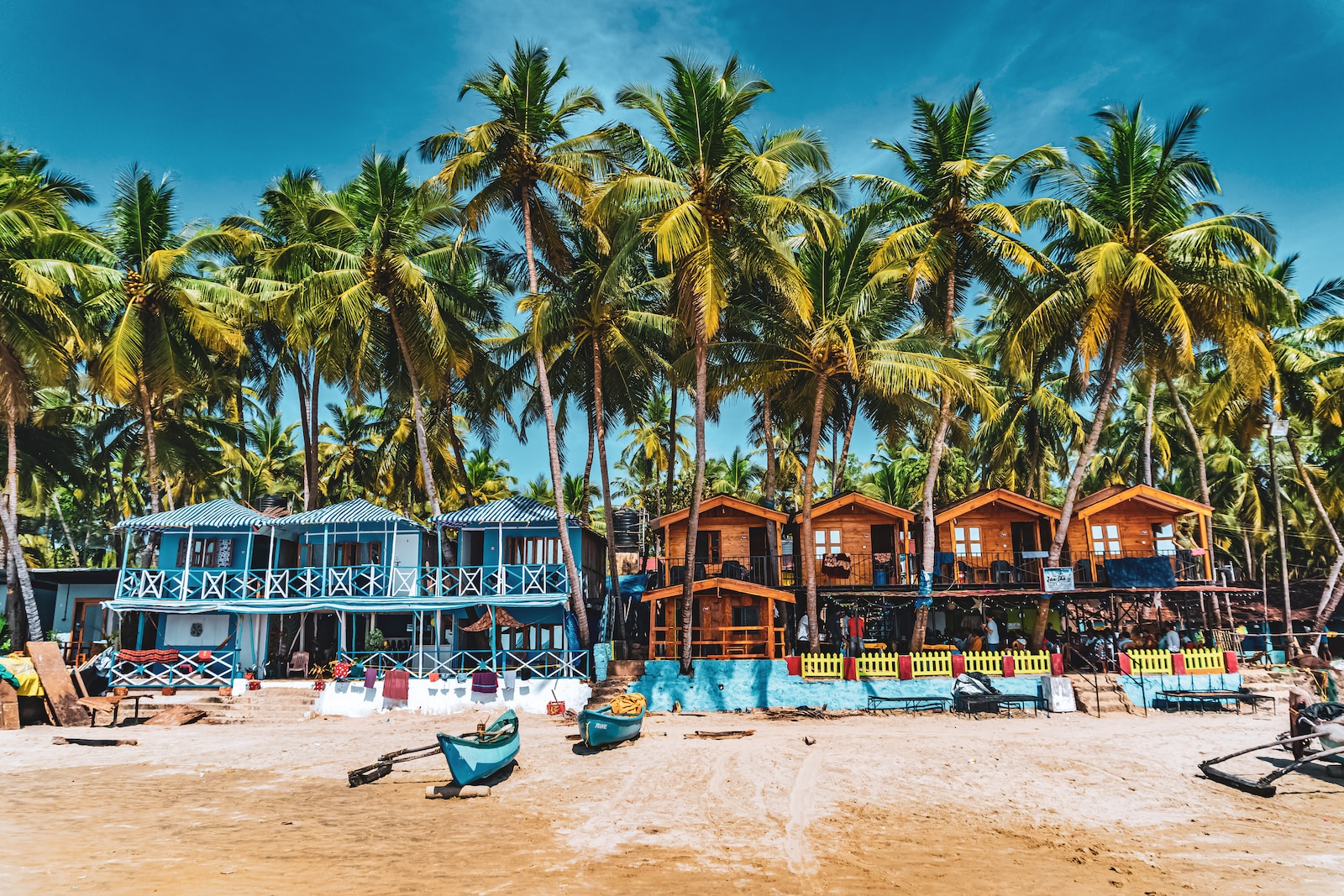 Goa people on beach during daytime